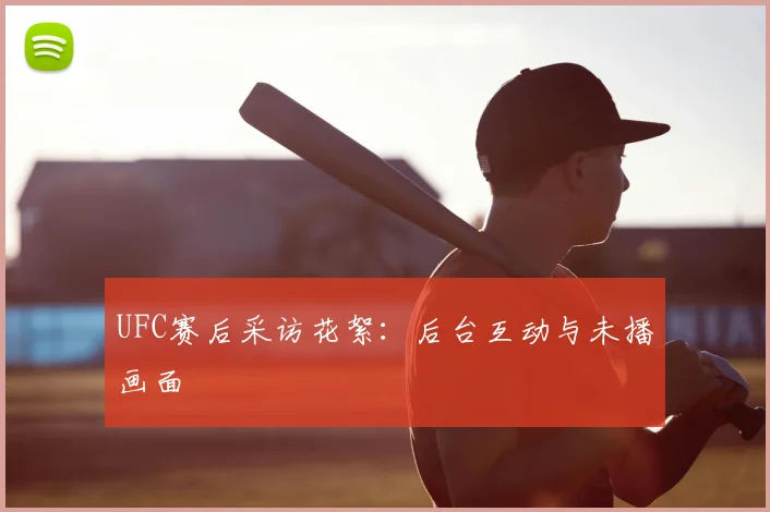 UFC赛后采访花絮：后台互动与未播画面